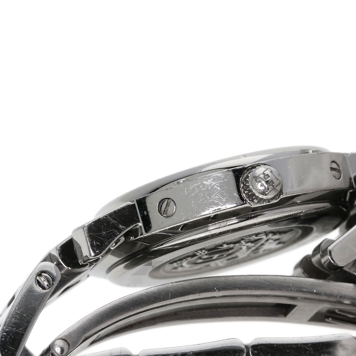 HERMES エルメス CL4.210 クリッパー ナクレ 腕時計 SS レディース 中古