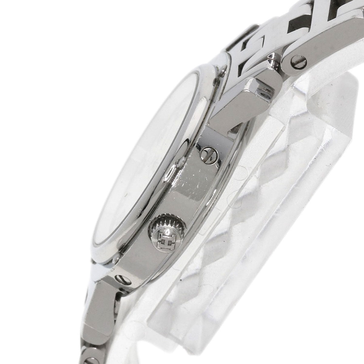 HERMES エルメス CL4.210 クリッパー ナクレ 腕時計 SS レディース 中古