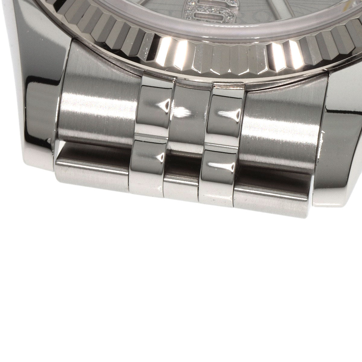 ROLEX ロレックス 116234 デイトジャスト 36 ウェーブ ダイヤモンド 腕時計 SS メンズ 中古