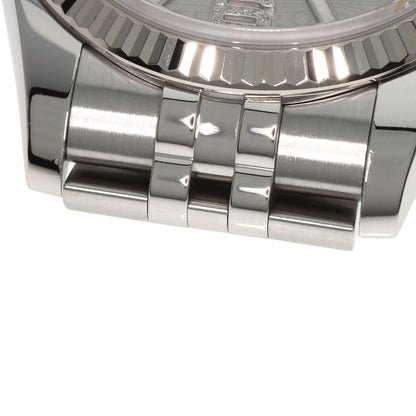 ROLEX ロレックス 116234 デイトジャスト 36 ウェーブ ダイヤモンド 腕時計 SS メンズ 中古
