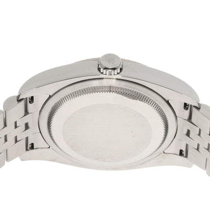 ROLEX ロレックス 116234 デイトジャスト 36 ウェーブ ダイヤモンド 腕時計 SS メンズ 中古