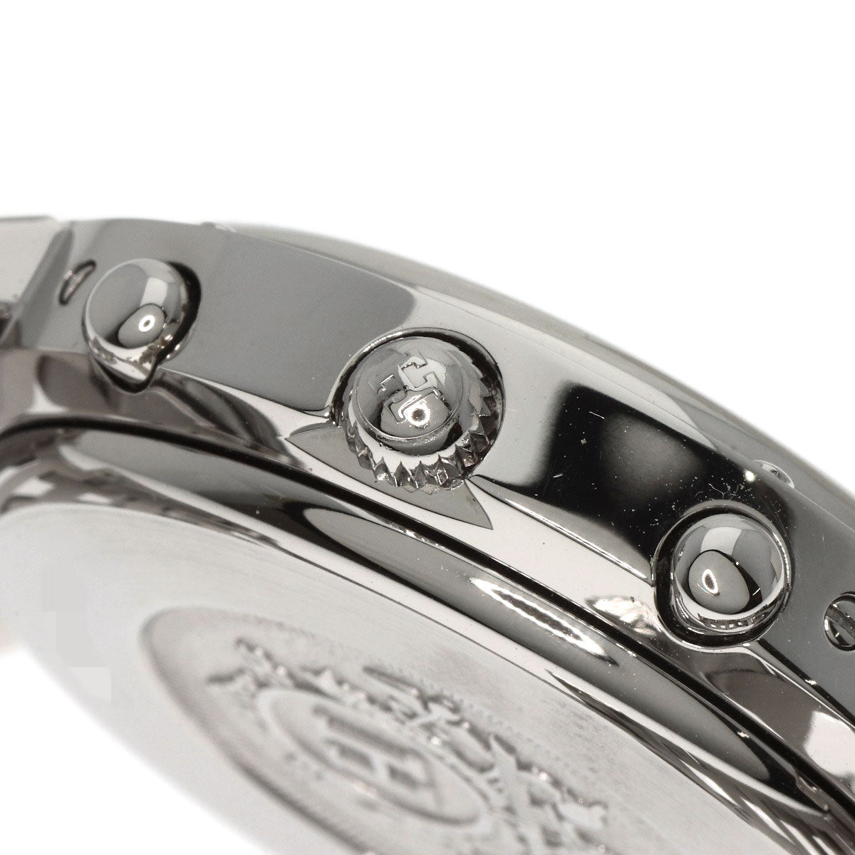 HERMES エルメス CL1.910 クリッパー クロノグラフ 腕時計 SS メンズ 中古