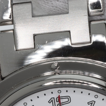 HERMES エルメス CL1.910 クリッパー クロノグラフ 腕時計 SS メンズ 中古