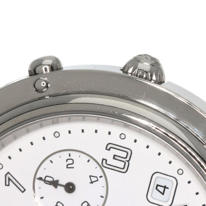 HERMES エルメス CL1.910 クリッパー クロノグラフ 腕時計 SS メンズ 中古