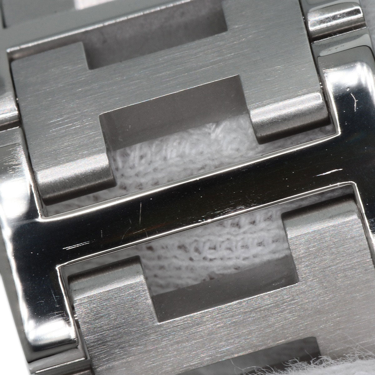 HERMES エルメス CL1.910 クリッパー クロノグラフ 腕時計 SS メンズ 中古