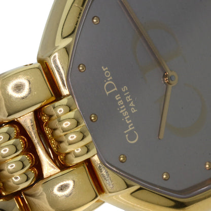 CHRISTIAN DIOR クリスチャンディオール 25.154 オクタゴン 腕時計 GP メンズ 中古