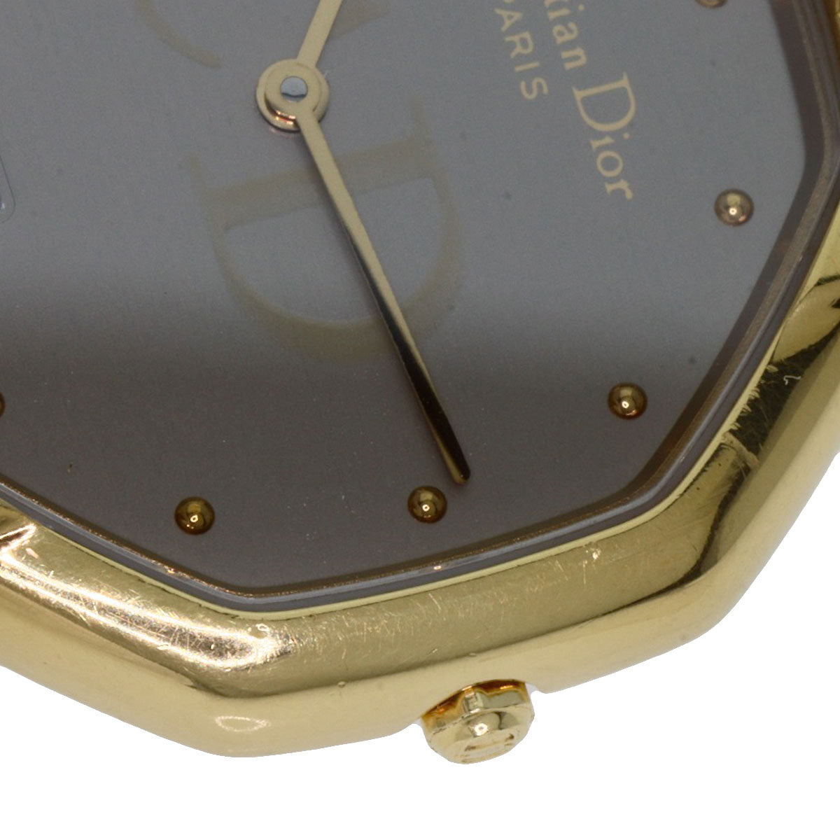 CHRISTIAN DIOR クリスチャンディオール 25.154 オクタゴン 腕時計 GP メンズ 中古