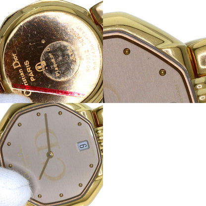 CHRISTIAN DIOR クリスチャンディオール 25.154 オクタゴン 腕時計 GP メンズ 中古