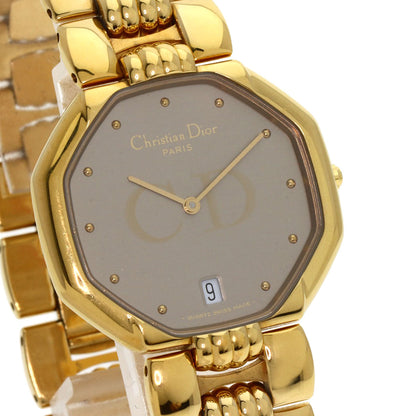 CHRISTIAN DIOR クリスチャンディオール 25.154 オクタゴン 腕時計 GP メンズ 中古
