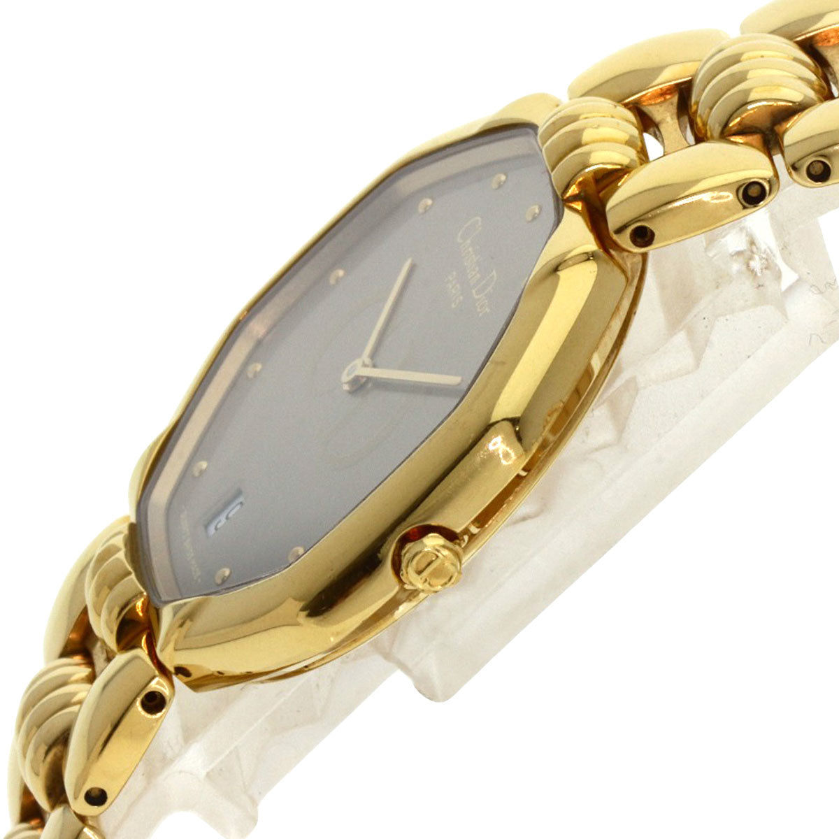CHRISTIAN DIOR クリスチャンディオール 25.154 オクタゴン 腕時計 GP メンズ 中古