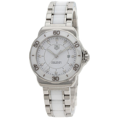 TAG HEUER タグホイヤー WAH1315.BA0868 フォーミュラ1 12P ダイヤモンド 腕時計 SS レディース 中古