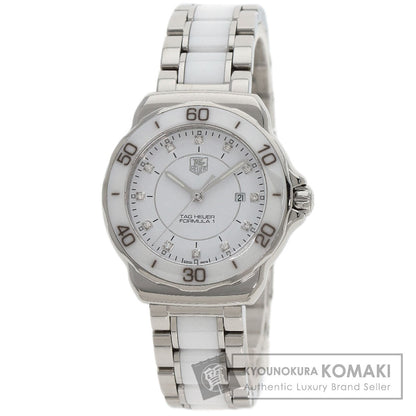 TAG HEUER タグホイヤー WAH1315.BA0868 フォーミュラ1 12P ダイヤモンド 腕時計 SS レディース 中古