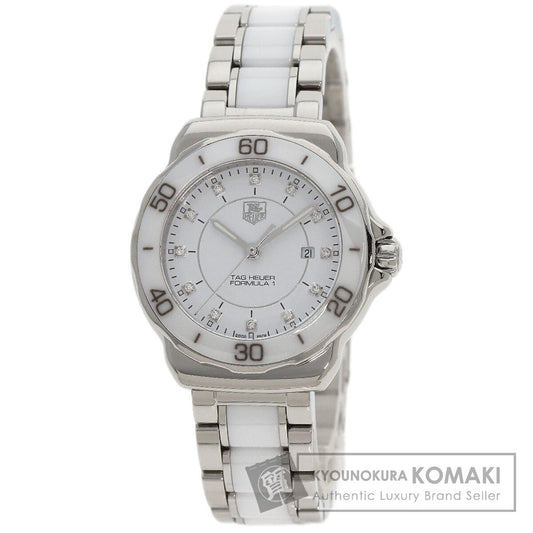 TAG HEUER タグホイヤー WAH1315.BA0868 フォーミュラ1 12P ダイヤモンド 腕時計 SS レディース 中古