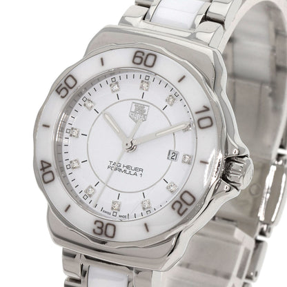 TAG HEUER タグホイヤー WAH1315.BA0868 フォーミュラ1 12P ダイヤモンド 腕時計 SS レディース 中古