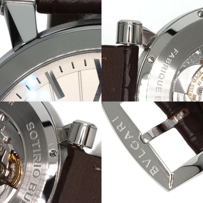 BVLGARI ブルガリ SB42SDR ソティリオ レトログラード 125周年記念モデル 腕時計 SS メンズ 中古