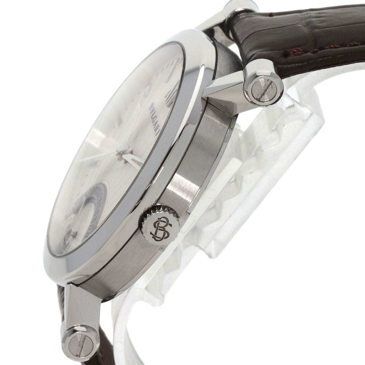 BVLGARI ブルガリ SB42SDR ソティリオ レトログラード 125周年記念モデル 腕時計 SS メンズ 中古
