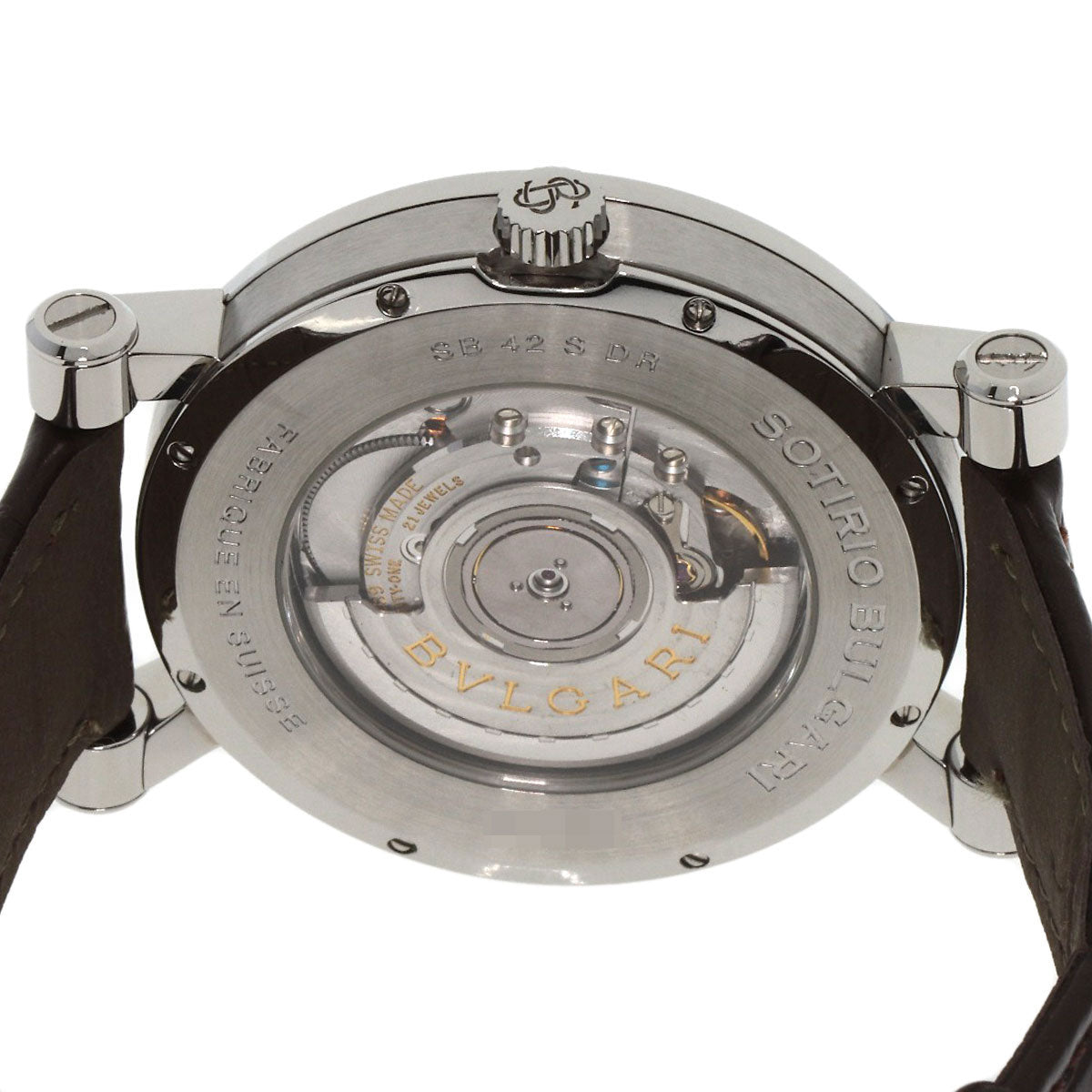 BVLGARI ブルガリ SB42SDR ソティリオ レトログラード 125周年記念モデル 腕時計 SS メンズ 中古
