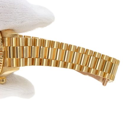 ROLEX ロレックス 69178G デイトジャスト 10P ダイヤモンド 腕時計 K18YG レディース 中古