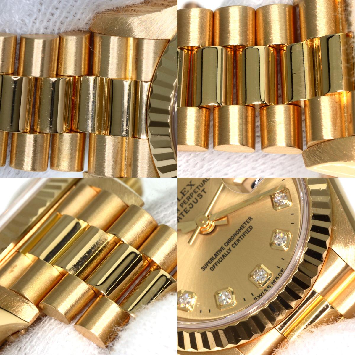 ロレックス 69178G デイトジャスト 10P ダイヤモンド 腕時計 中古 商品画像19