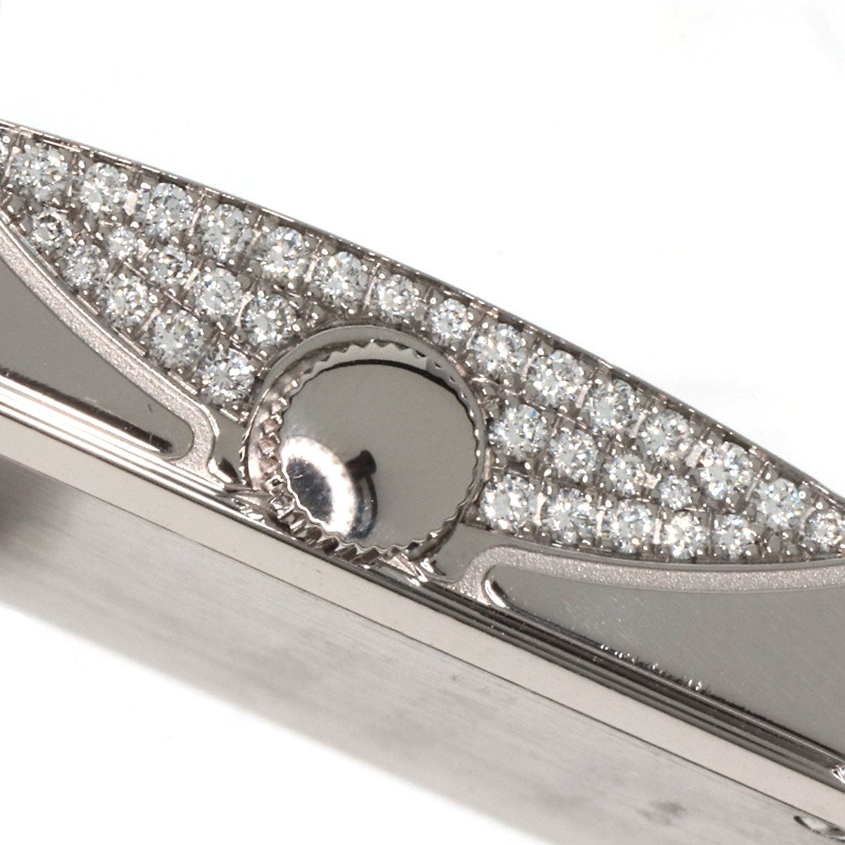 BVLGARI ブルガリ RTW39G レッタンゴロ ダイヤモンド 腕時計 K18WG レディース 中古
