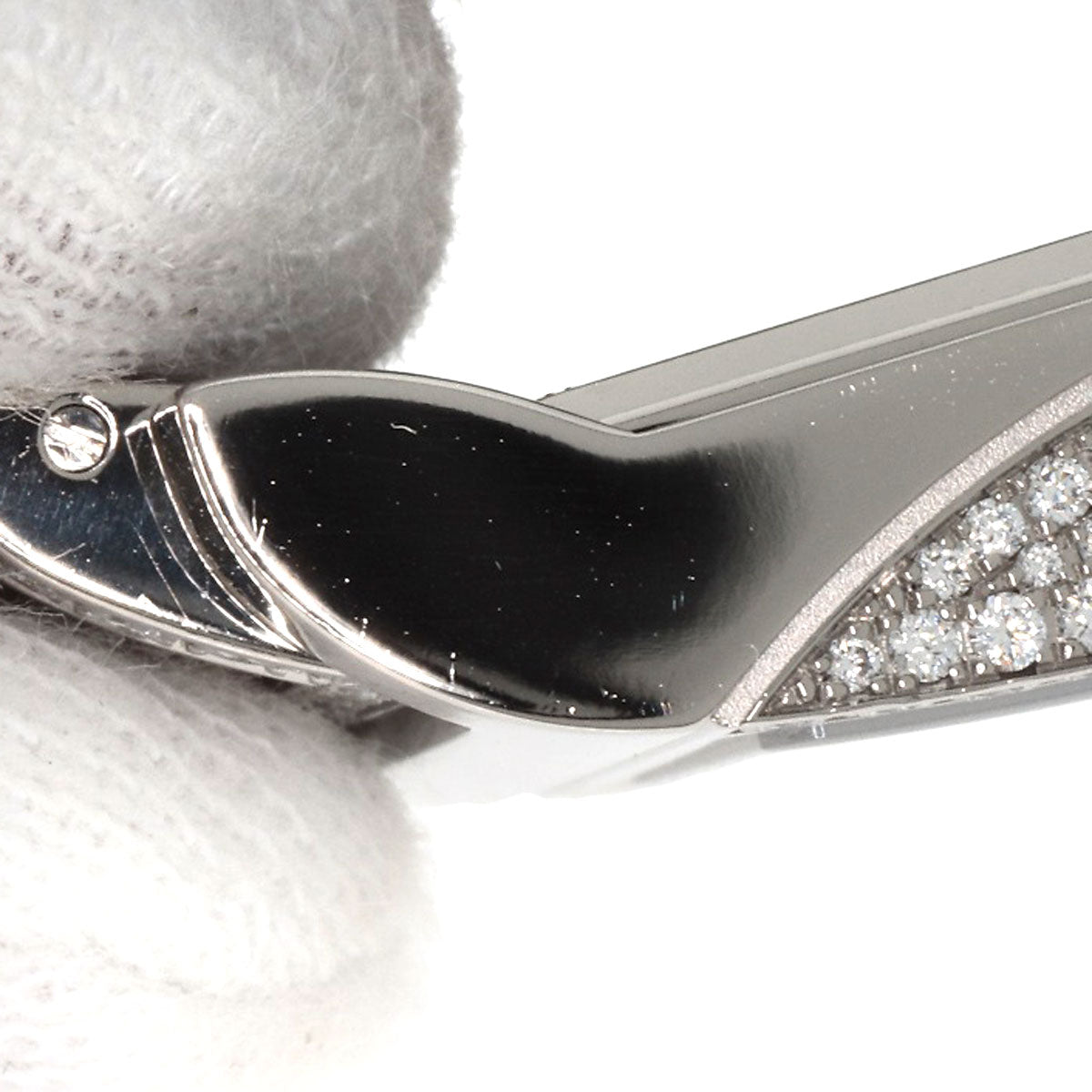 BVLGARI ブルガリ RTW39G レッタンゴロ ダイヤモンド 腕時計 K18WG レディース 中古