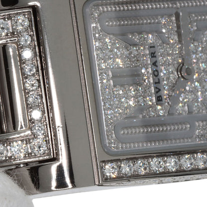 BVLGARI ブルガリ RTW39G レッタンゴロ ダイヤモンド 腕時計 K18WG レディース 中古