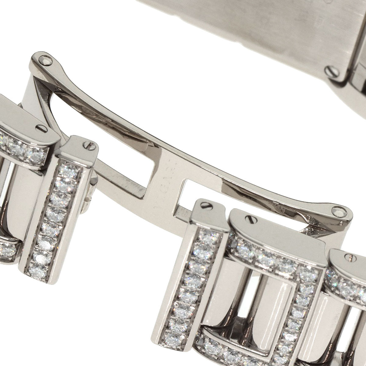 BVLGARI ブルガリ RTW39G レッタンゴロ ダイヤモンド 腕時計 K18WG レディース 中古