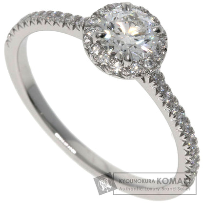 TIFFANY&Co. ティファニー ソレスト ダイヤモンド リング・指輪 PT950 レディース 中古