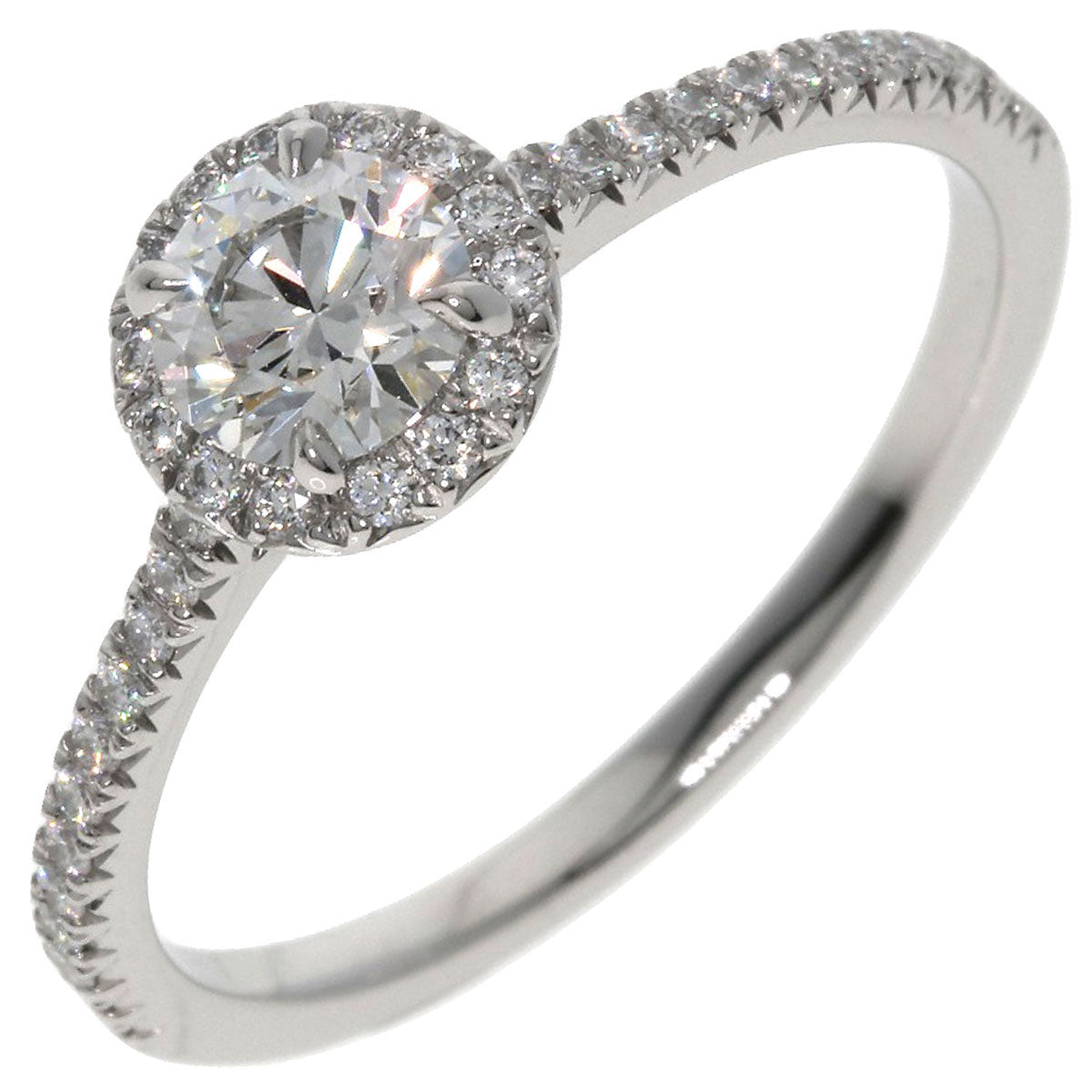 TIFFANY&Co. ティファニー ソレスト ダイヤモンド リング・指輪 PT950 レディース 中古