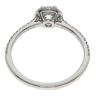 TIFFANY&Co. ティファニー ソレスト ダイヤモンド リング・指輪 PT950 レディース 中古