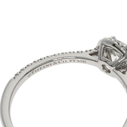 TIFFANY&Co. ティファニー ソレスト ダイヤモンド リング・指輪 PT950 レディース 中古