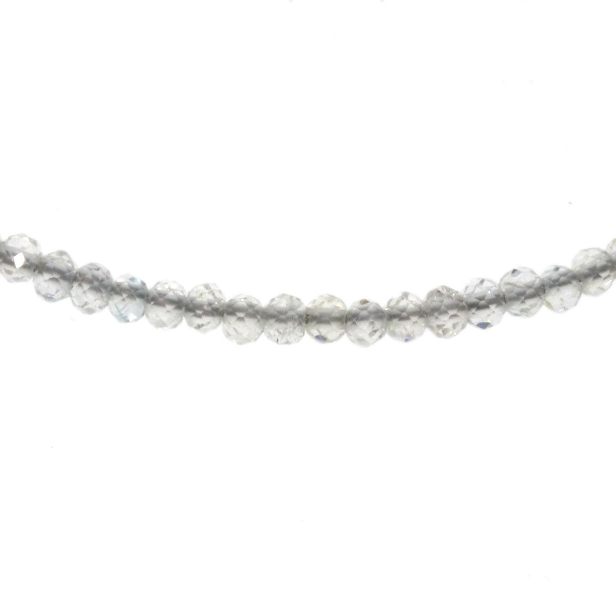 SELECT JEWELRY セレクトジュエリー 水晶 クリスタル ラピスラズリ 3連 ネックレス SV レディース 中古