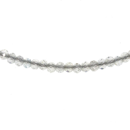 SELECT JEWELRY セレクトジュエリー 水晶 クリスタル ラピスラズリ 3連 ネックレス SV レディース 中古