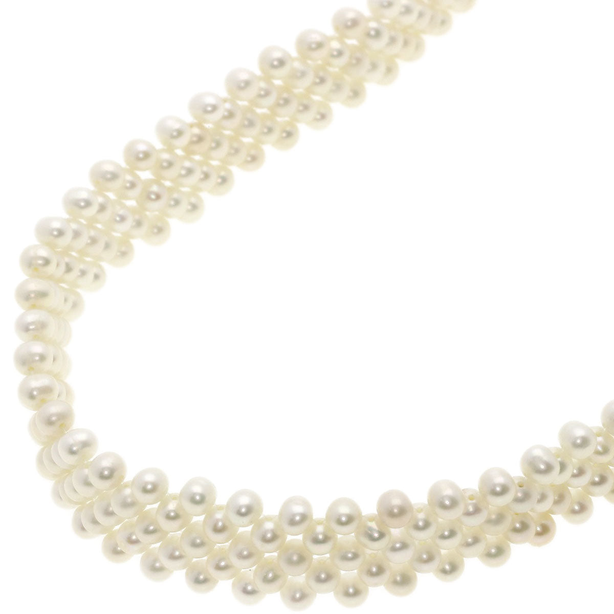 SELECT JEWELRY セレクトジュエリー 淡水パール 真珠 ネックレス SV レディース 中古