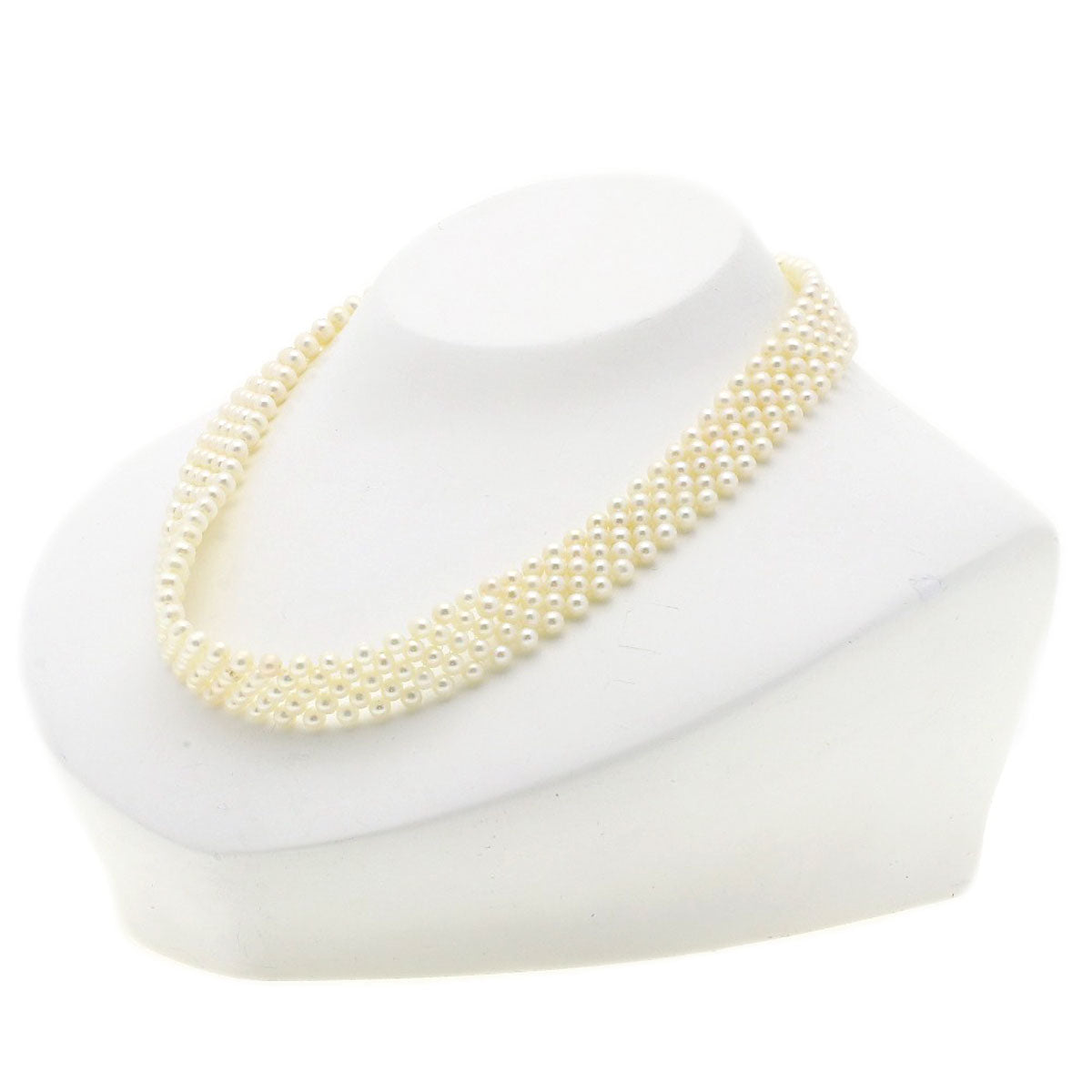 SELECT JEWELRY セレクトジュエリー 淡水パール 真珠 ネックレス SV レディース 中古