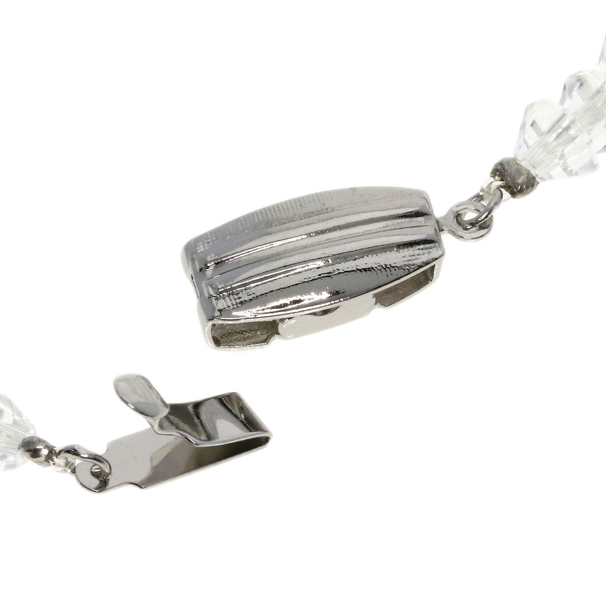 SELECT JEWELRY セレクトジュエリー 水晶 クリスタル・淡水パール 真珠 2点セット ネックレス SV レディース 中古