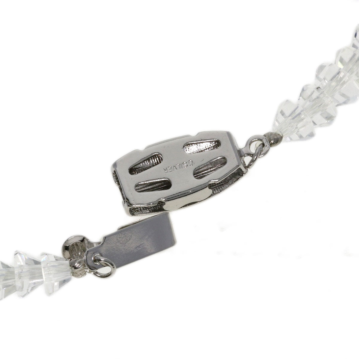 SELECT JEWELRY セレクトジュエリー 水晶 クリスタル・淡水パール 真珠 2点セット ネックレス SV レディース 中古
