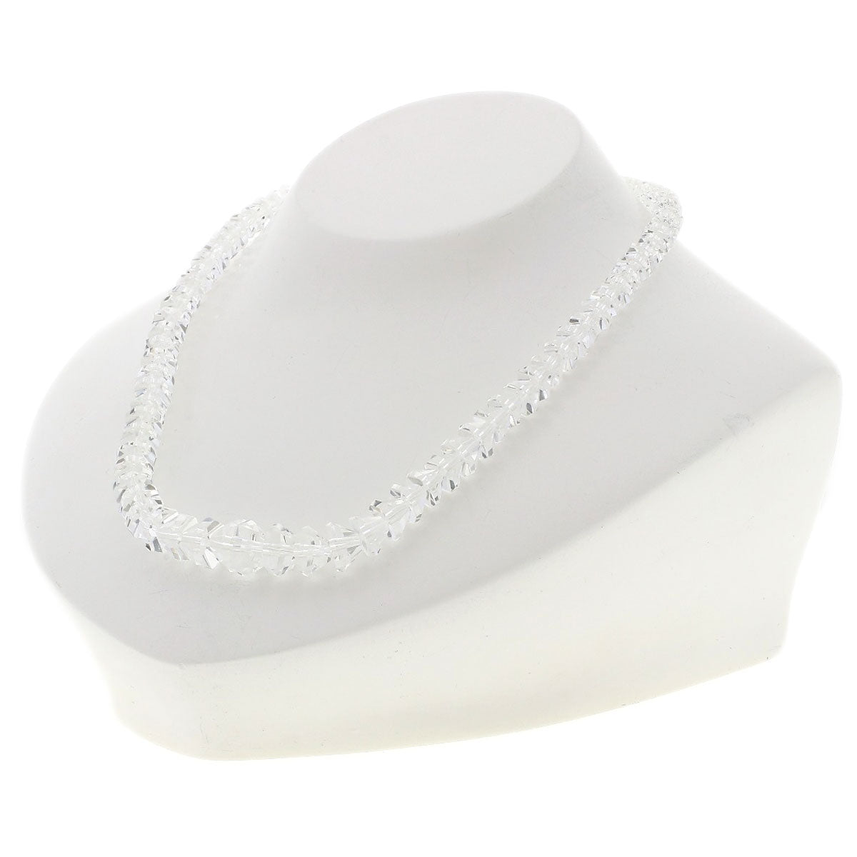 SELECT JEWELRY セレクトジュエリー 水晶 クリスタル・淡水パール 真珠 2点セット ネックレス SV レディース 中古