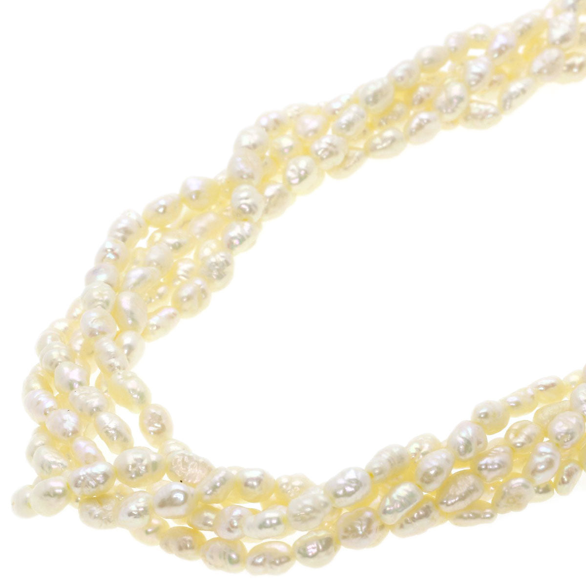 SELECT JEWELRY セレクトジュエリー 水晶 クリスタル・淡水パール 真珠 2点セット ネックレス SV レディース 中古
