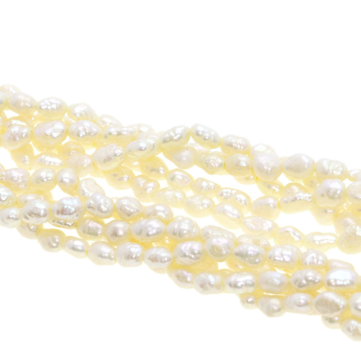 SELECT JEWELRY セレクトジュエリー 水晶 クリスタル・淡水パール 真珠 2点セット ネックレス SV レディース 中古