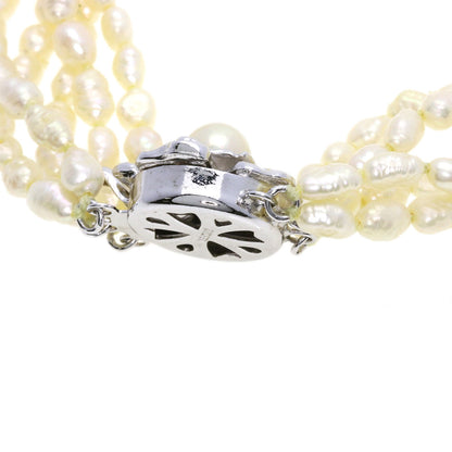 SELECT JEWELRY セレクトジュエリー 水晶 クリスタル・淡水パール 真珠 2点セット ネックレス SV レディース 中古