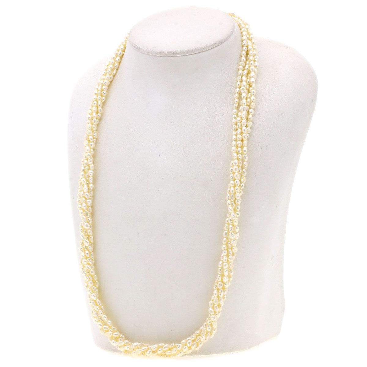 SELECT JEWELRY セレクトジュエリー 水晶 クリスタル・淡水パール 真珠 2点セット ネックレス SV レディース 中古