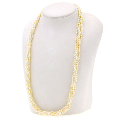 SELECT JEWELRY セレクトジュエリー 水晶 クリスタル・淡水パール 真珠 2点セット ネックレス SV レディース 中古
