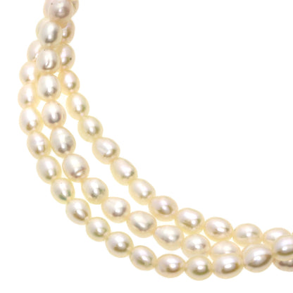 SELECT JEWELRY セレクトジュエリー 淡水パール 真珠 イヤリング ブレスレット3点セット ネックレス 金属製 レディース 中古