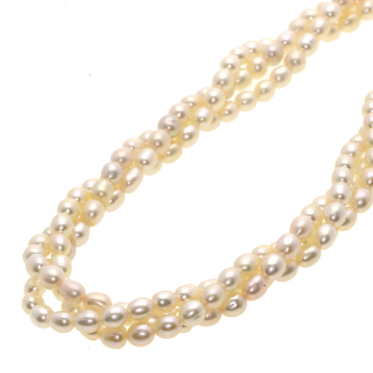 SELECT JEWELRY セレクトジュエリー 淡水パール 真珠 イヤリング ブレスレット3点セット ネックレス 金属製 レディース 中古