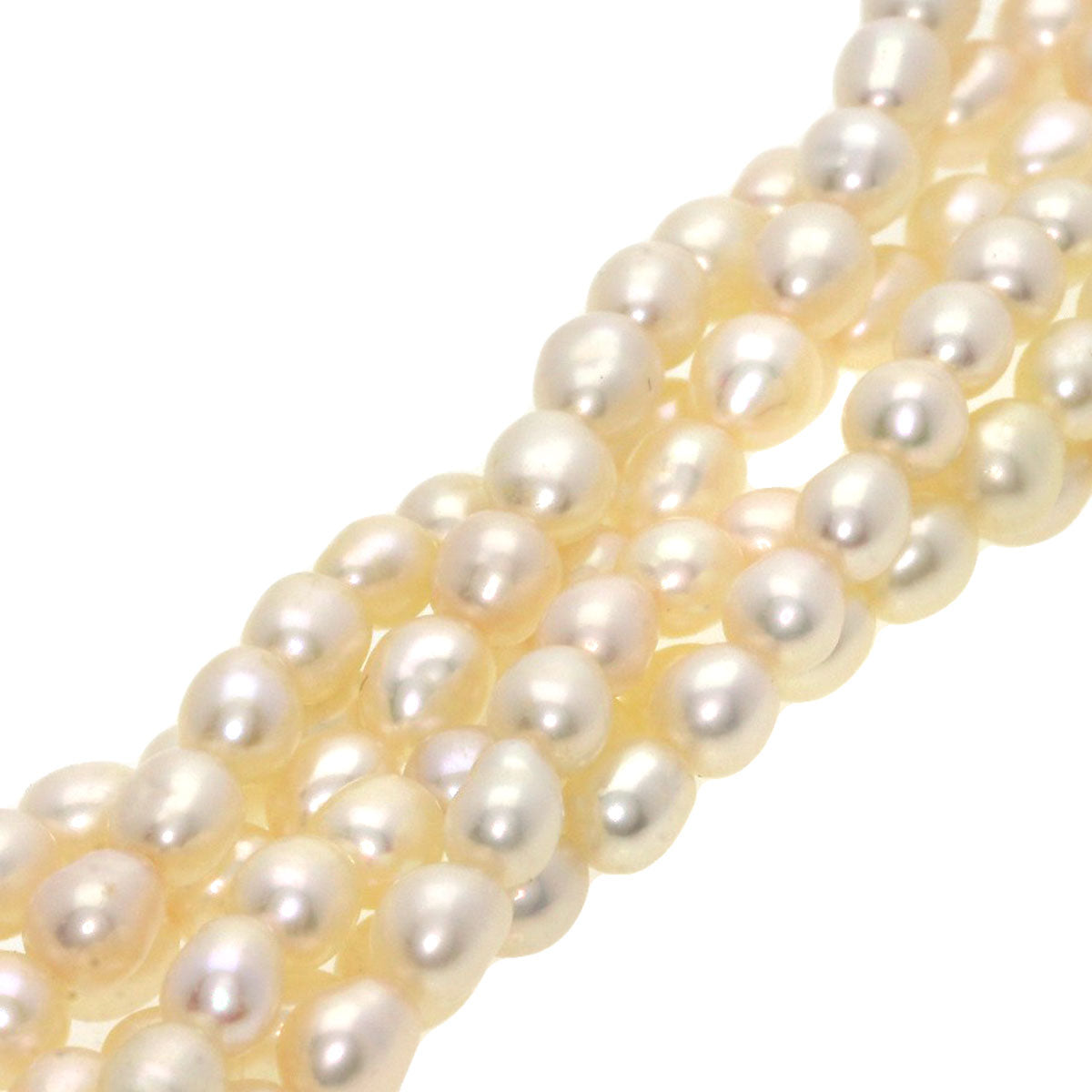 SELECT JEWELRY セレクトジュエリー 淡水パール 真珠 イヤリング ブレスレット3点セット ネックレス 金属製 レディース 中古