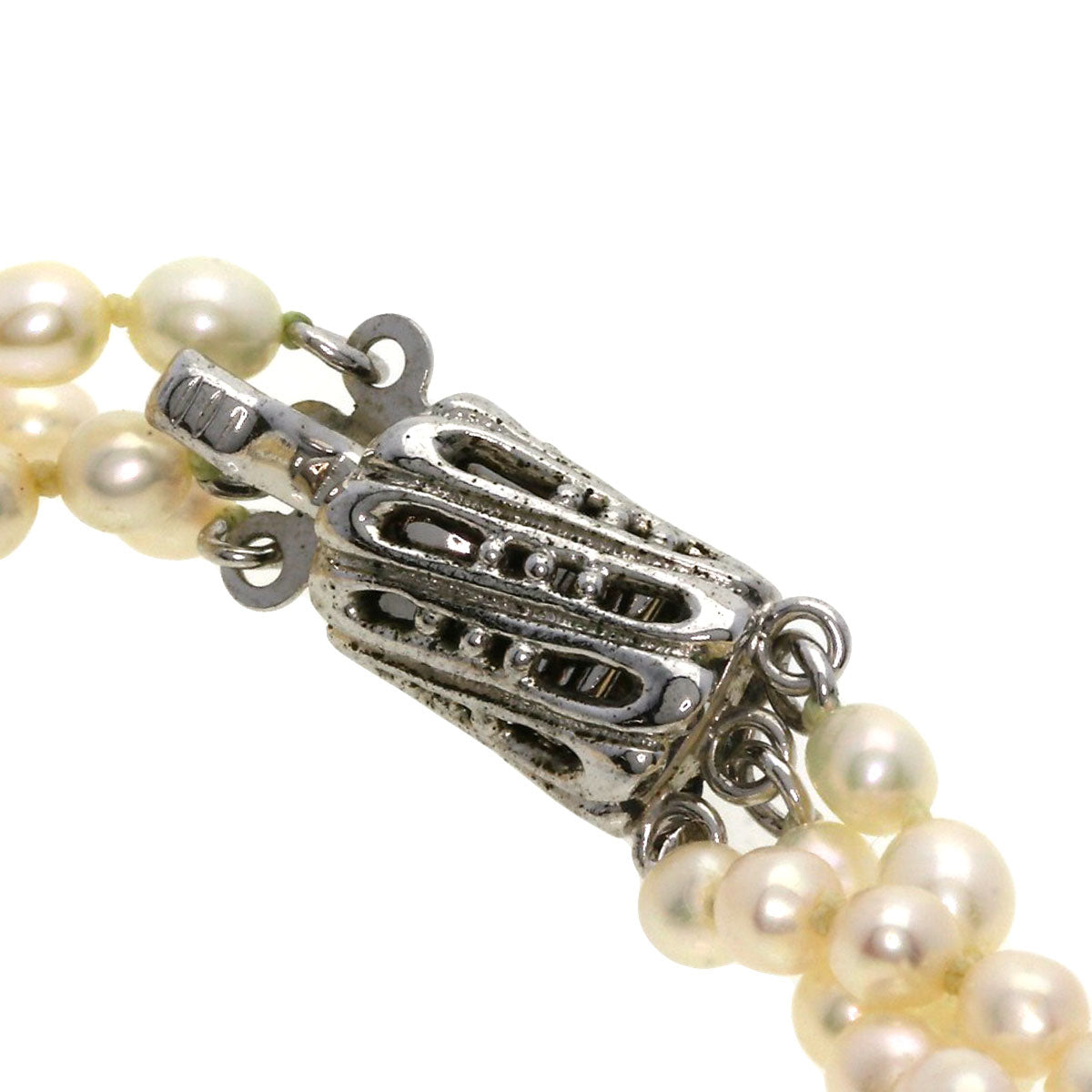 SELECT JEWELRY セレクトジュエリー 淡水パール 真珠 イヤリング ブレスレット3点セット ネックレス 金属製 レディース 中古