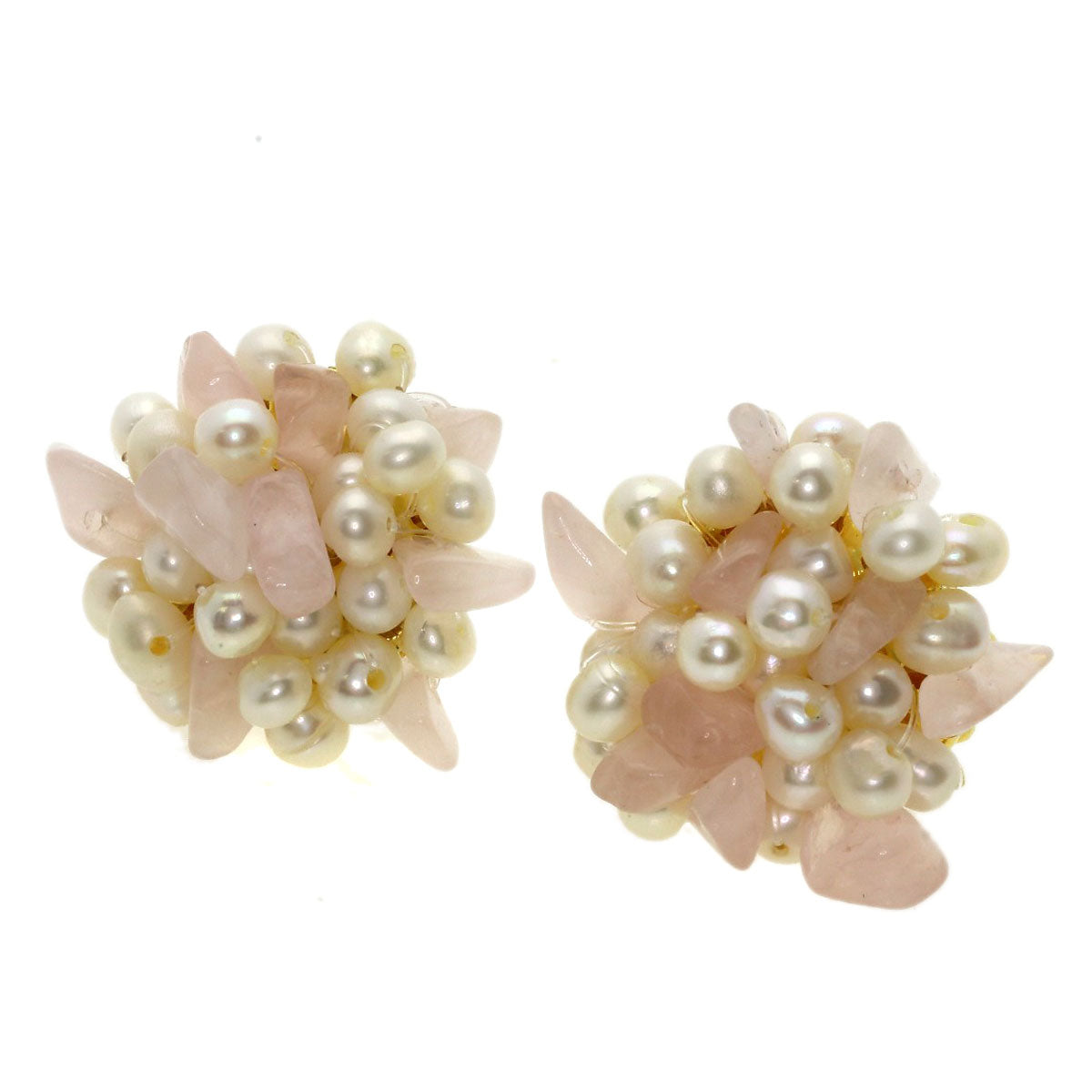 SELECT JEWELRY セレクトジュエリー 淡水パール 真珠 イヤリング ブレスレット3点セット ネックレス 金属製 レディース 中古