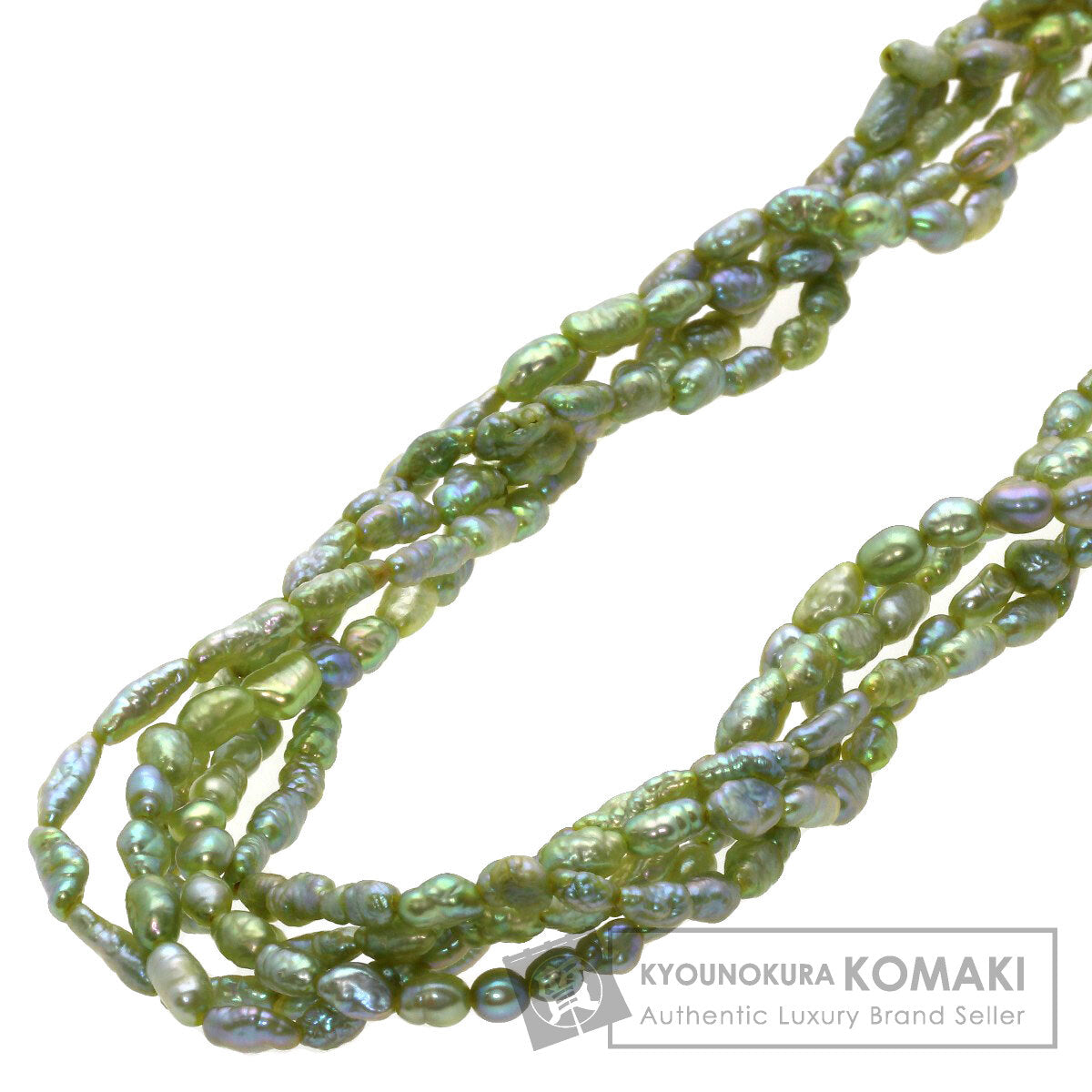 SELECT JEWELRY セレクトジュエリー 淡水パール 真珠 5連 ネックレス SV レディース 中古
