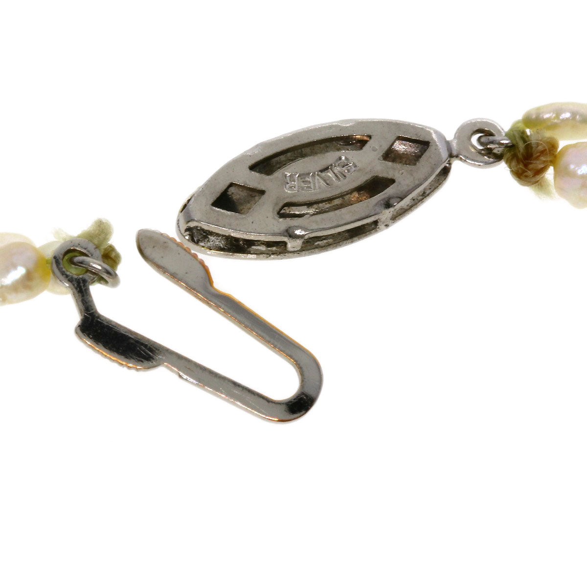 SELECT JEWELRY セレクトジュエリー 淡水パール 真珠 ネックレス SV レディース 中古